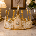 Luxury Gold Crystal Decorative Candle Holder