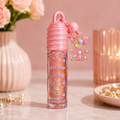 ROMCOM Baby Shimmer Liquid Lipstick with Teddy Keychain