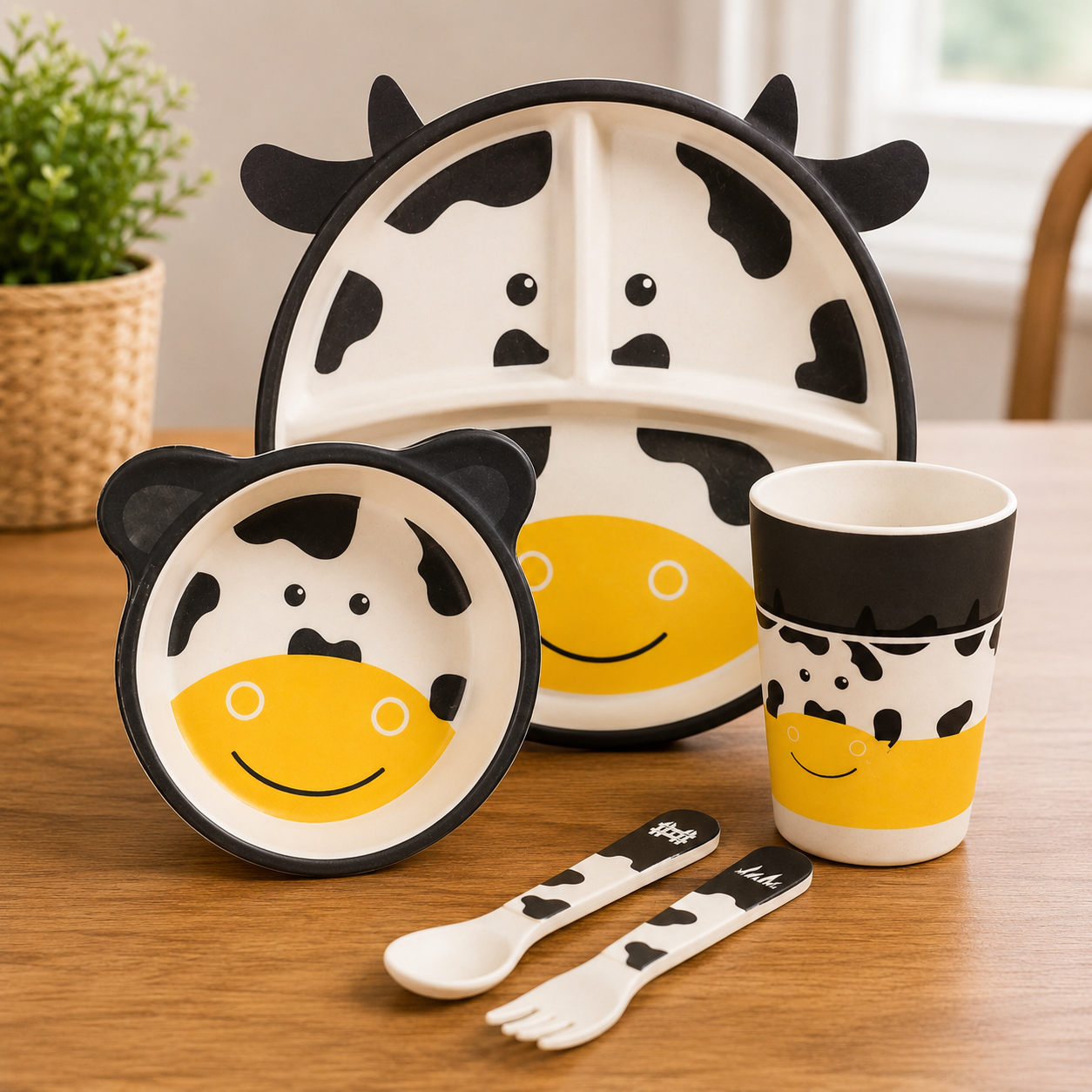Cow Design Kids Dinner Set – Amazon Article