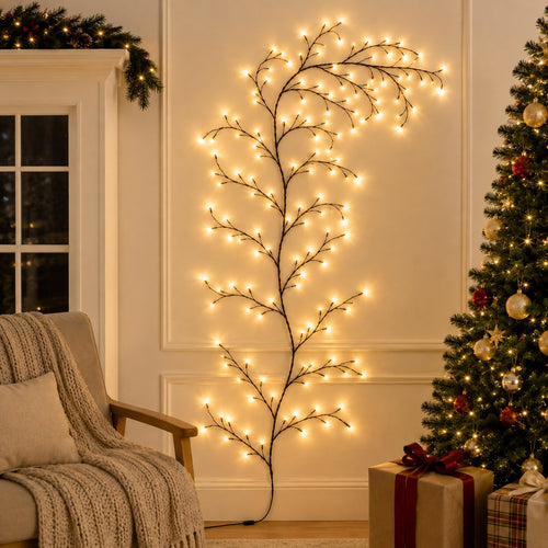 Branch Rattan LED Lamp String