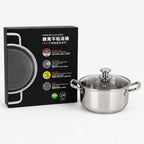 Laser-Cut Honeycomb Deep Casserole with Lid – 316 Stainless Steel
