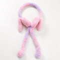 Cute Plush Bunny Ear Headband – Pink & Lavender