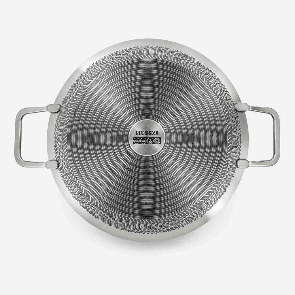 Honeycomb Laser-Cut SUS 316L Stainless Steel Tawa