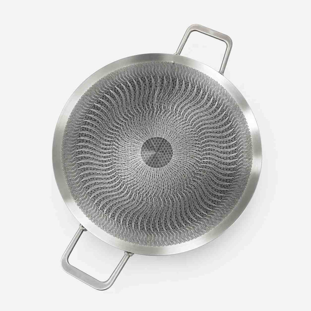 Honeycomb Laser-Cut SUS 316L Stainless Steel Tawa