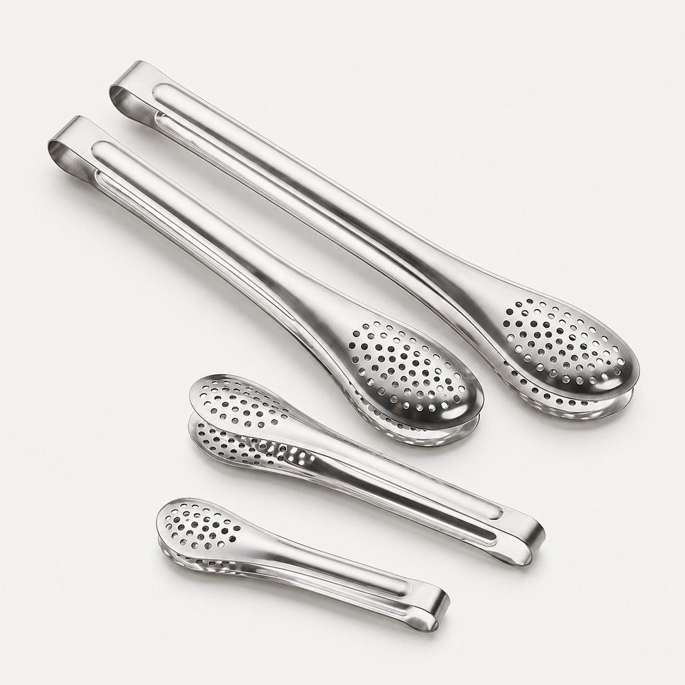 Stainless Steel Slotted Serving Tongs