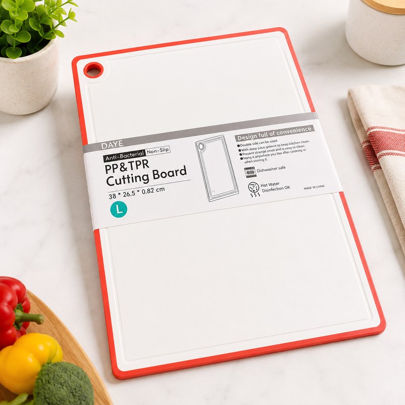 Large PP & TPR Cutting Board