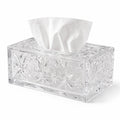 Acrylic Crystal Tissue Box with Magnetic Lid