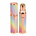 USB Rechargeable 2 in 1 Eyebrow & Facial Hair Trimmer for Women with LED Light