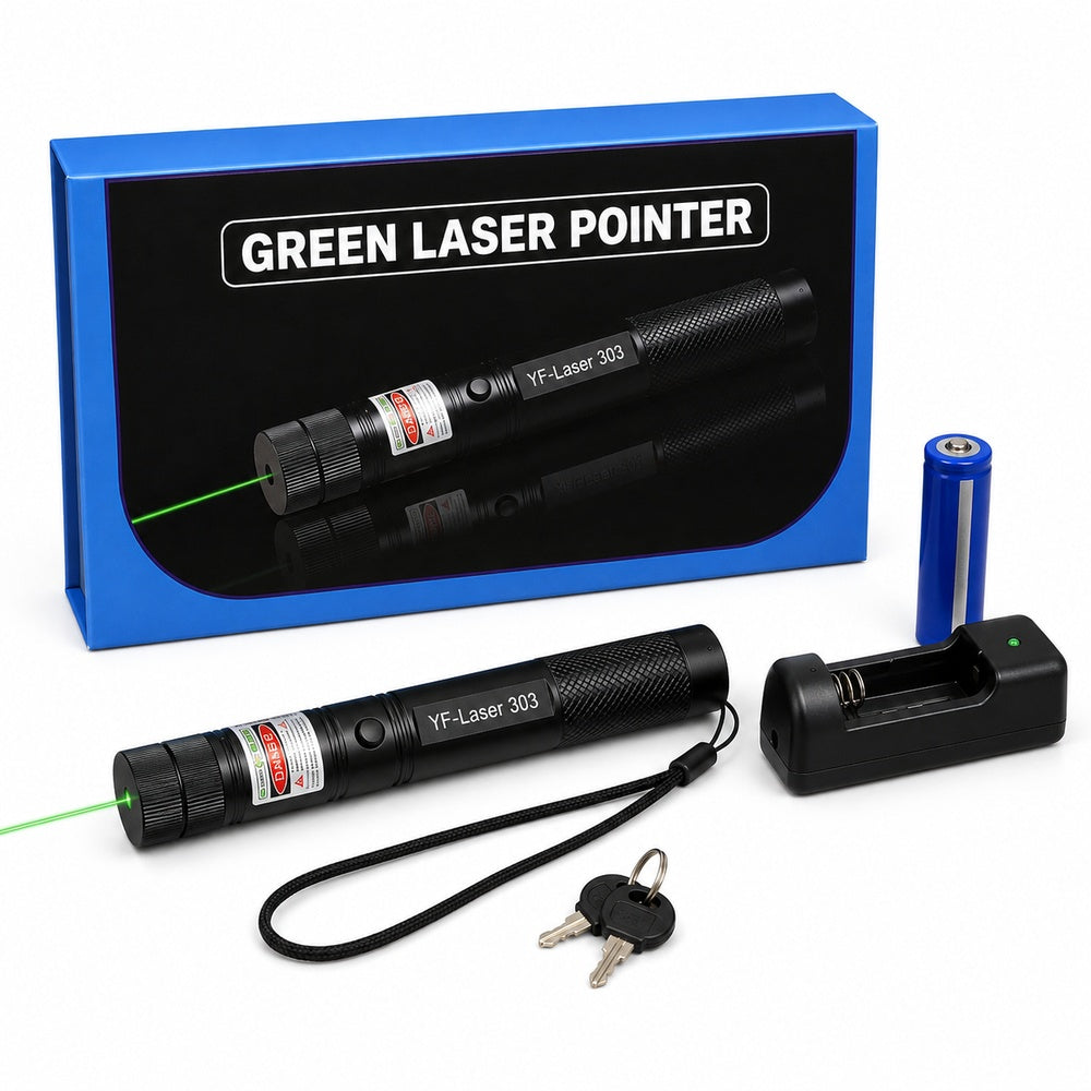 Green Laser Pointer with Adjustable Pattern Focus