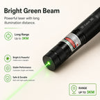 Green Laser Pointer with Adjustable Pattern Focus