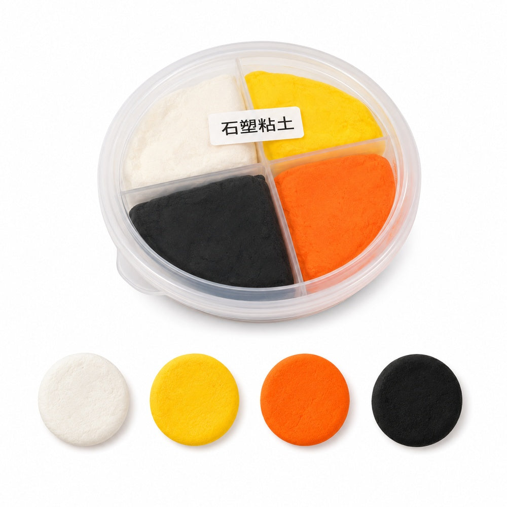 4-Color Air Dry Modeling Clay Set