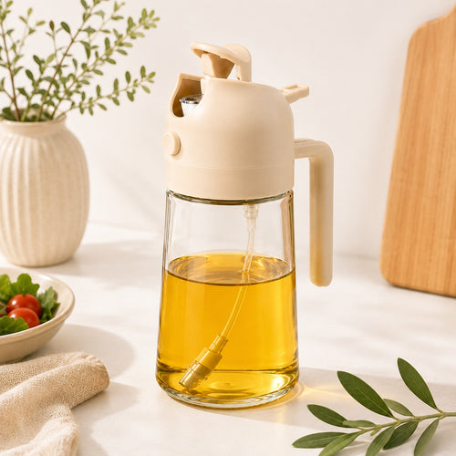 2-in-1 Spray & Pour Oil Dispenser Bottle