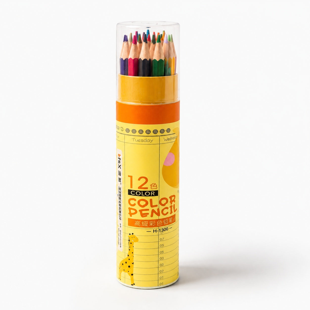 12 Color Pencil Set – Colored Pencils for Drawing & Coloring