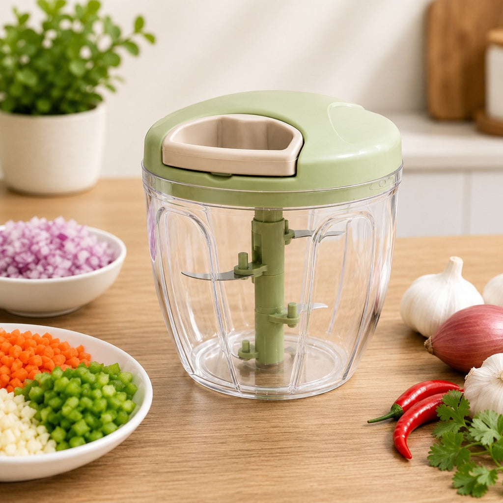 EOTIA Manual Hand Chopper | Food & Vegetable Cutter | 900ml