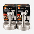 Stainless Steel Hamburger Patty Press – 2 Sizes