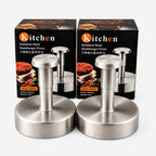 Stainless Steel Hamburger Patty Press – 2 Sizes
