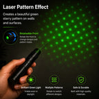 Green Laser Pointer with Adjustable Pattern Focus