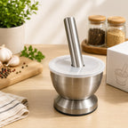 SUS 304 Stainless Steel Mortar & Pestle
