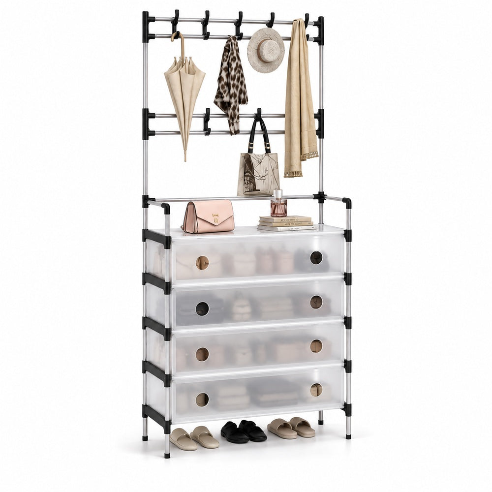 Multi-Layer Modular Storage & Shoe Organizer