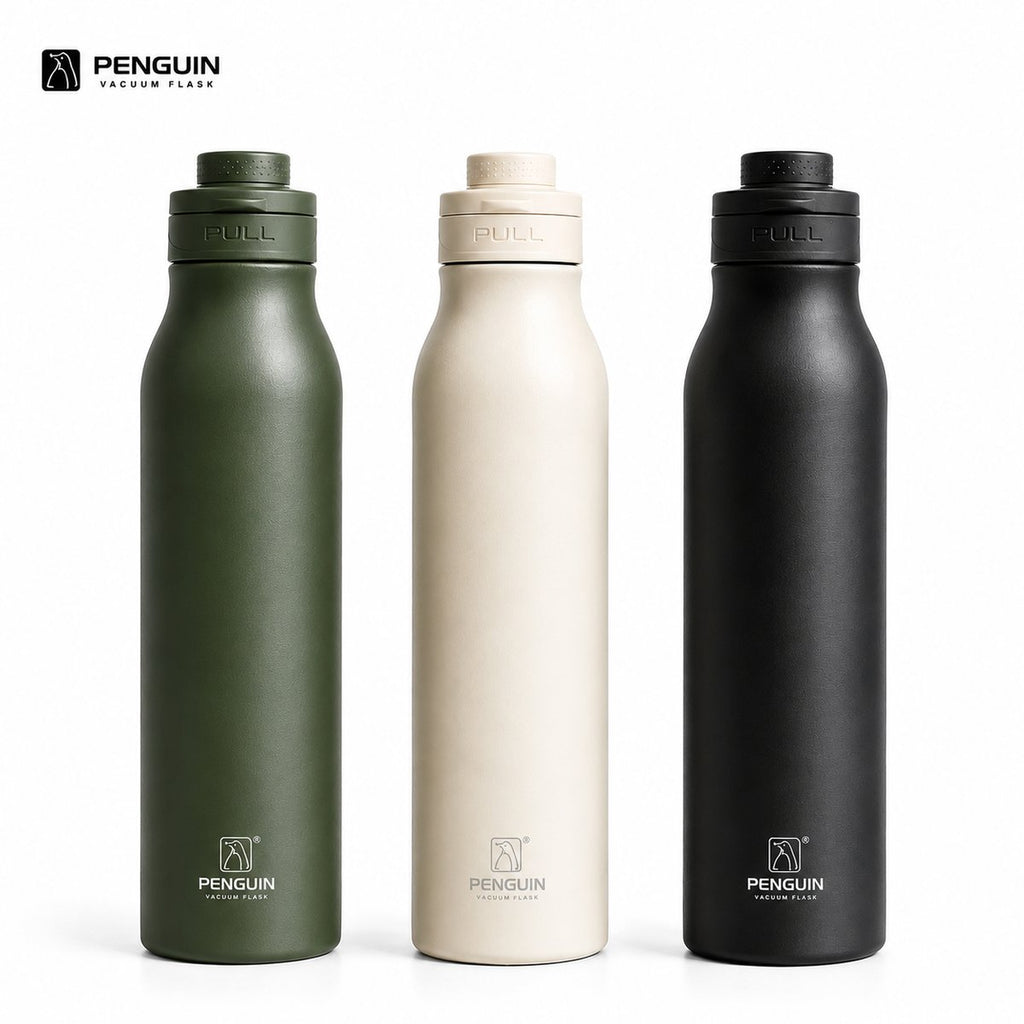 Penguin Stainless Steel Vacuum Insulated Flask – Hot & Cold | 800ml