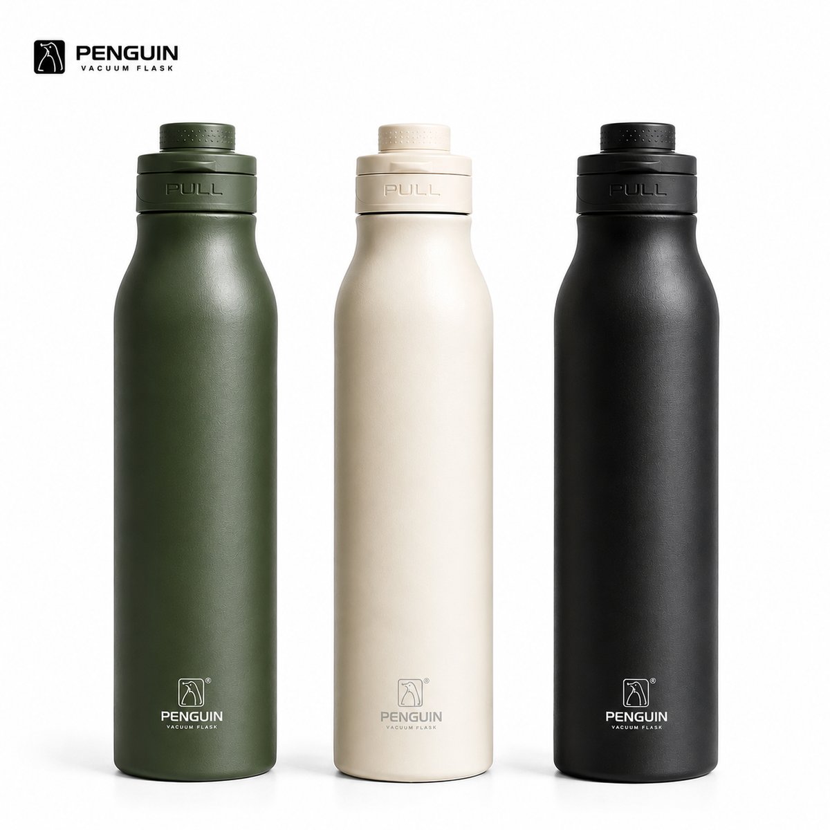 Penguin Stainless Steel Vacuum Insulated Flask – Hot & Cold | 800ml
