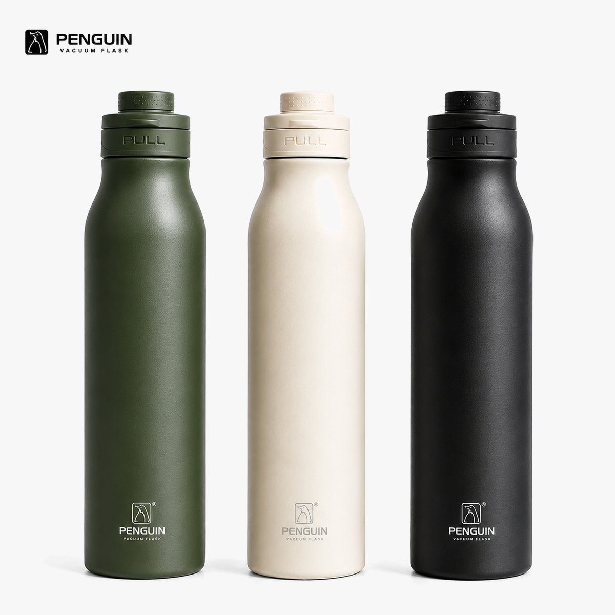 Penguin Stainless Steel Vacuum Insulated Flask – Hot & Cold | 800ml