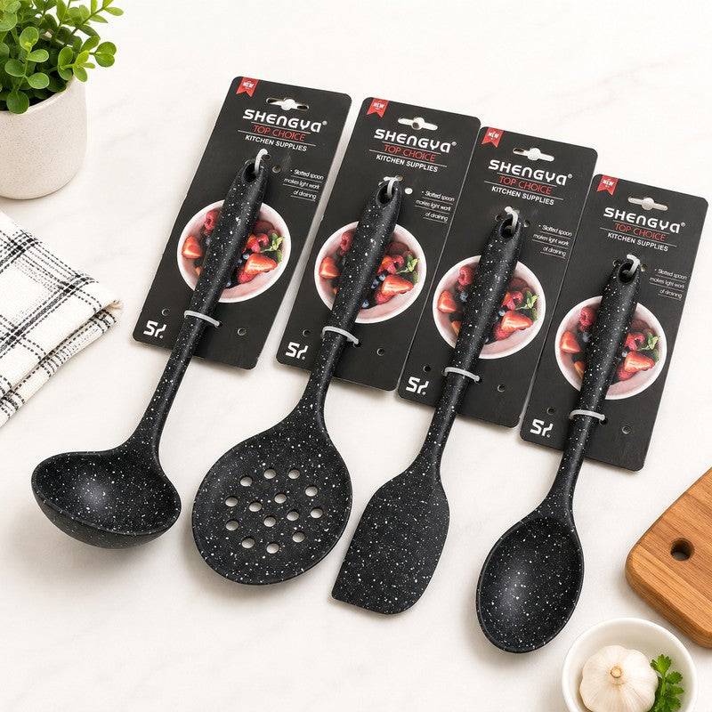 Speckled Kitchen Utensils Set – 4 Piece